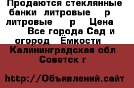 Продаются стеклянные банки 5литровые -40р, 3 литровые - 25р. › Цена ­ 25 - Все города Сад и огород » Ёмкости   . Калининградская обл.,Советск г.